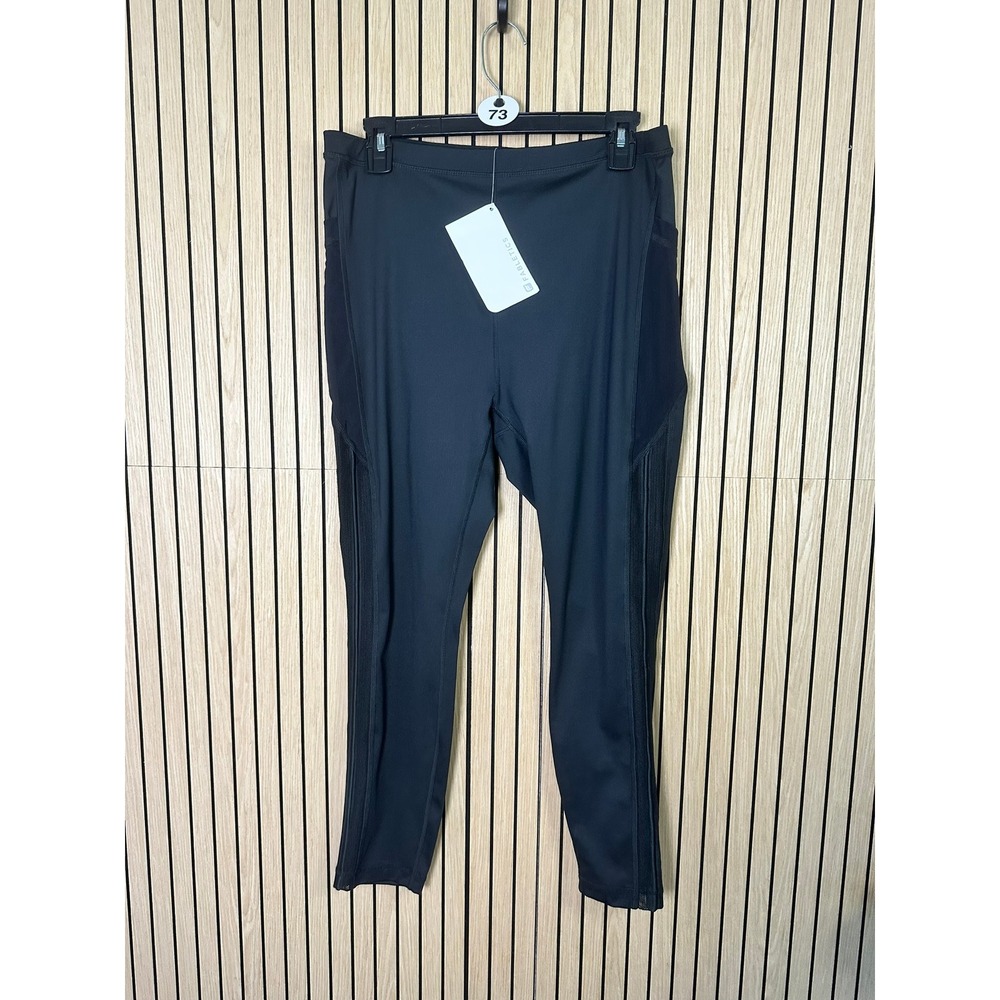 073 Fabletics Versatility High Waisted Mesh PowerLift Leggings Black (XL, NWT)